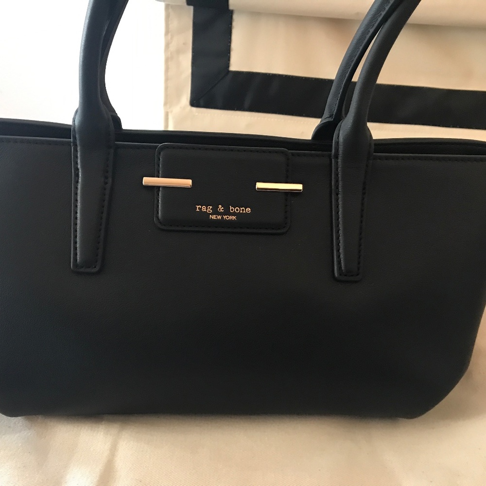 Rag and Bone Realm Satchel Black New!